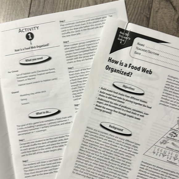 Neo Science Food WEB Lab Investigation kit Educational NWT - Picture 7 of 10